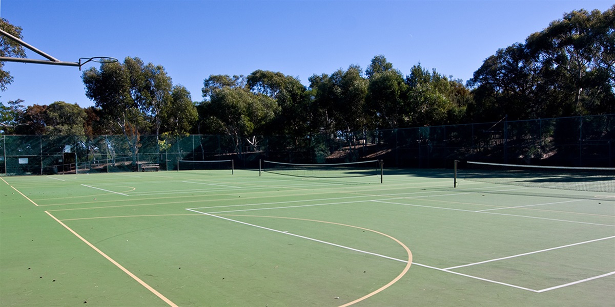 Canoon Road Recreation Area tennis courts Ku ring gai