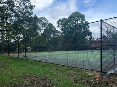 Queen Elizabeth Reserve tennis courts acrylic hard court