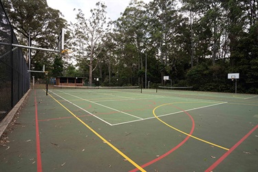 The Glade Reserve tennis courts Ku ring gai