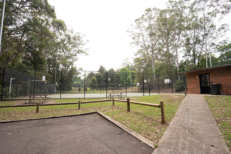 The Glade Reserve tennis courts Ku ring gai