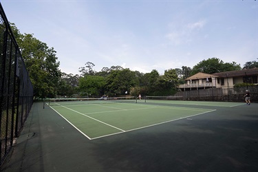 Turramurra Memorial Park tennis courts acrylic hard court