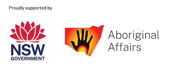 NAIDOC NSW Govt and Aboriginal Affairs logo