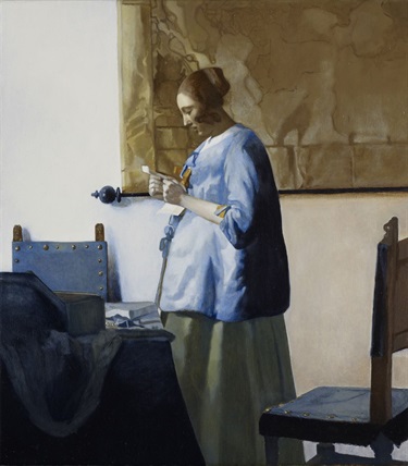 Jackson Davies, 'Vermeer Woman Reading a Letter Study'