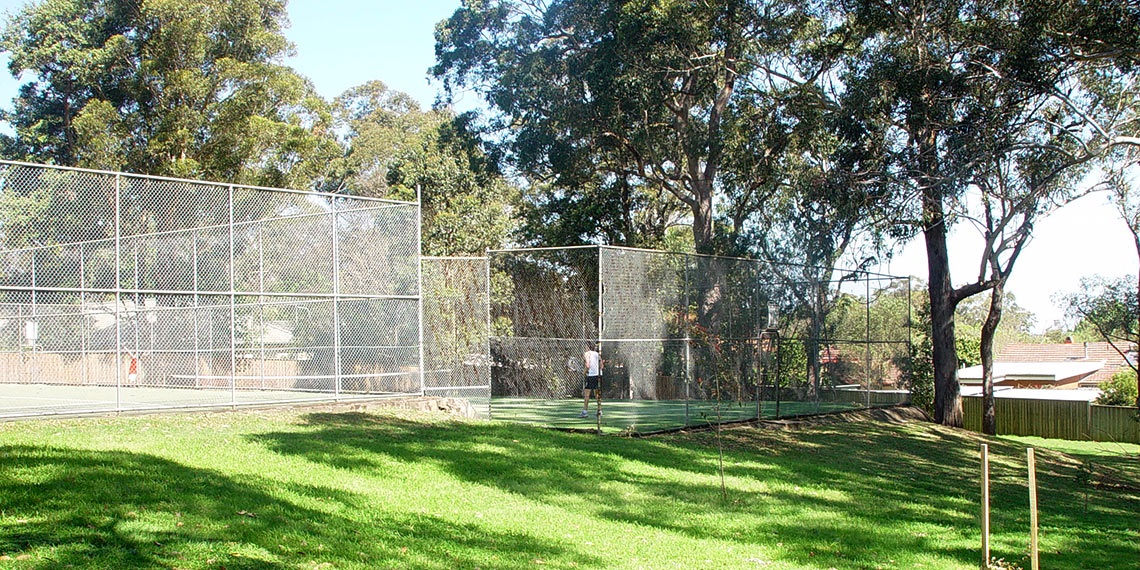 Hamilton Park tennis courts Ku ring gai