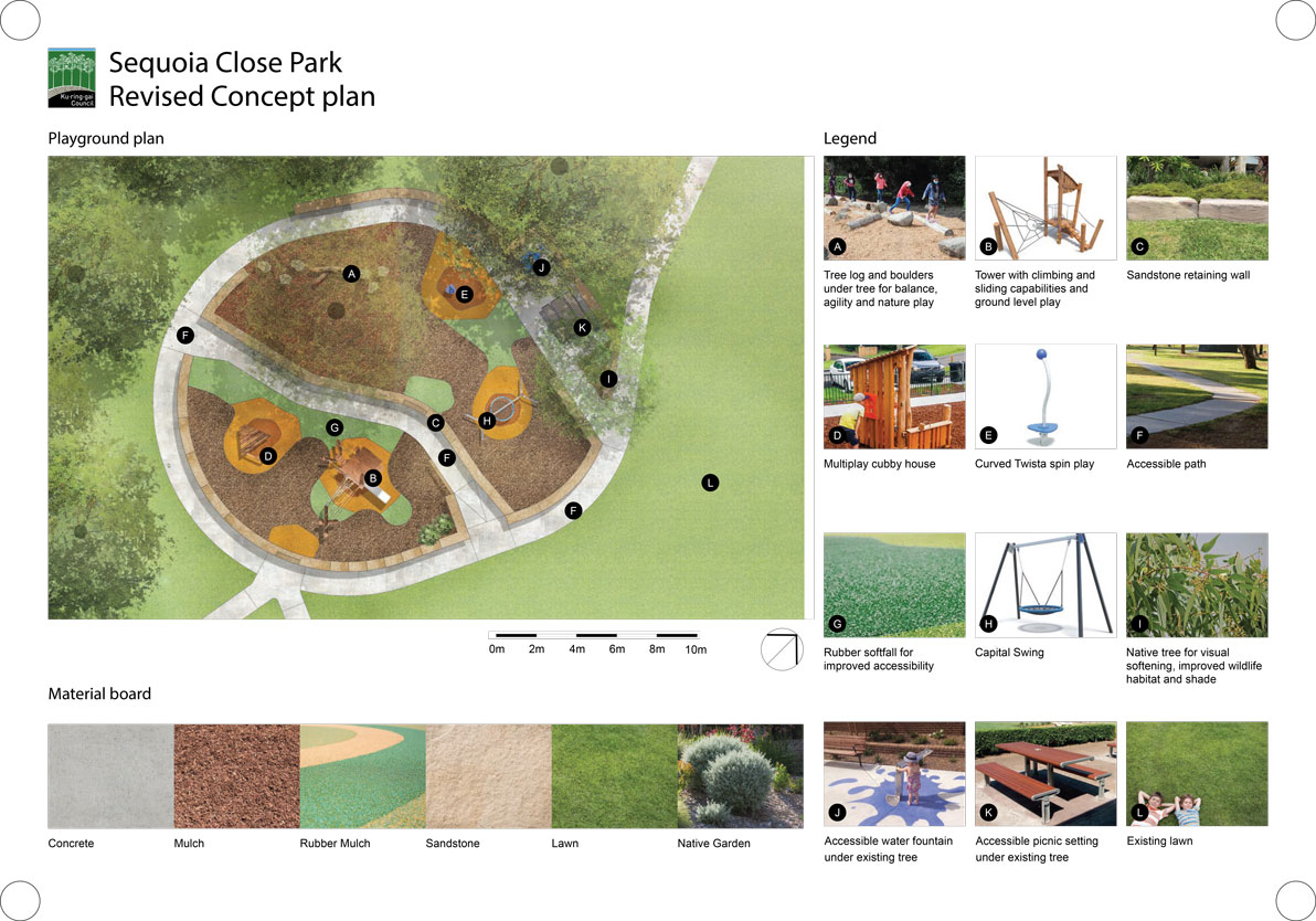 Concept Plan Sequoia Close Playspace upgrade final design