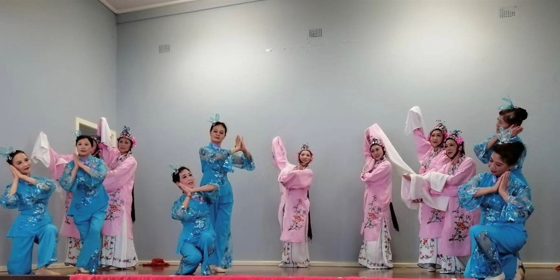 Lunar New Year - Chinese folk dance performance