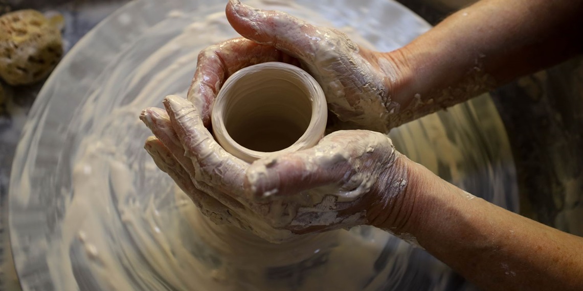 Clay Hand Building and Wheel Throwing